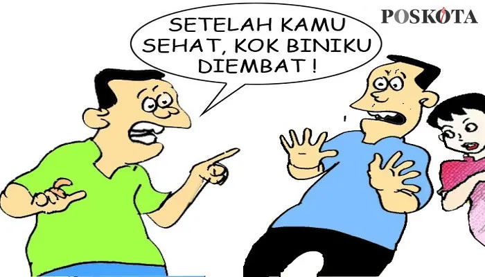 NAH INI DIA: Saat Sakit Dirawat Sahabat Setelah Sehat Istri Diembat